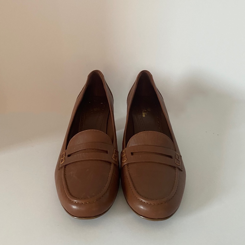 Brooks Brothers Women’s Stacked Heel Pumps